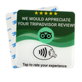 TripAdvisor Review NFC card with 3M adhesive backing